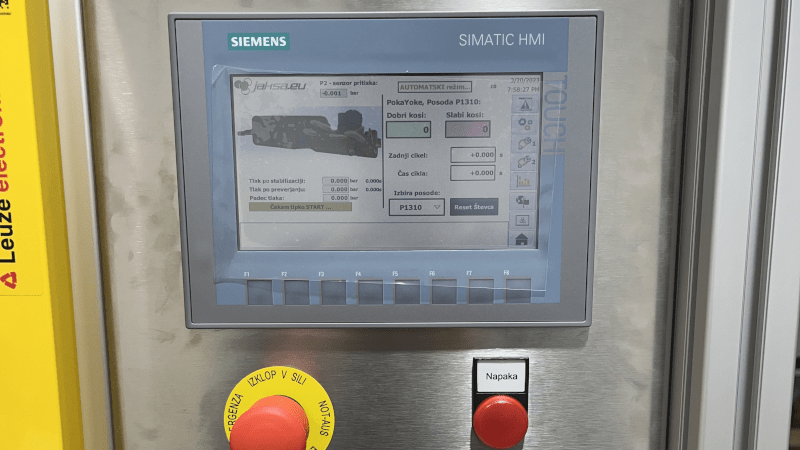 HMI and control panel photo